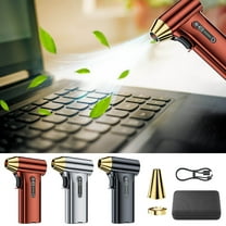 Portable Handheld Turbo Fan Car Dust Blower High-Speed Brushless Motor Cordless Type-C Charging for Auto Detailing and Outdoor Gear Cleaning FAJHHA | Black