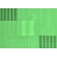 thumbnail image 1 of Ahgly Company Indoor Rectangle Abstract Emerald Green Modern Area Rugs, 7' x 10', 1 of 4