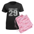 thumbnail image 5 of CafePress - February 29 Pajamas - Women's Short Sleeve Print T-Shirt and Pants Dark Cotton Pajama Set, 5 of 7