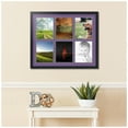 thumbnail image 2 of ArtToFrames Collage Photo Picture Frame with 6 - 8x10" Openings, Framed in Black with Grape and Black Mats (CDM-3926-1055), 2 of 8