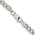 thumbnail image 3 of Auriga Fine Jewelry 925 Sterling Silver 4.5mm Curb Chain Bracelet 8 inch for Women, 3 of 7