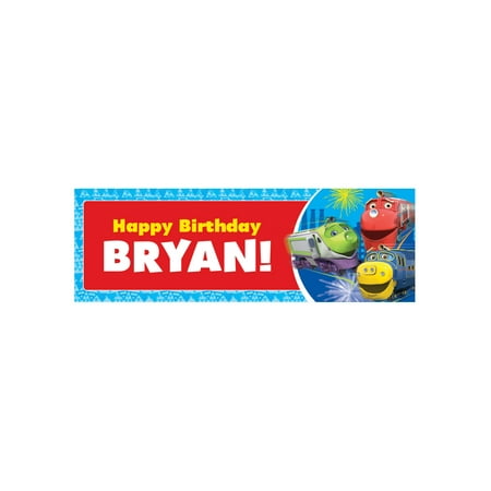 Personalized Chuggington Happy Birthday Banner