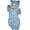 Blue, variant on Baby Boy Winter Jumpsuit Solid Hooded Romper Warm Coat Outwear Boy Puff Vest 0-6 Months