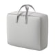thumbnail image 2 of Bolsa de almacenamiento de algodón beige resistente | Asas reforzadas | Bolsa impermeable semirrígida para ropa mantas Juguetes ropa de cama | Doble cremallera | 70x52x28 cm | Organizador plegable, 2 of 9