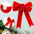 thumbnail image 4 of Btomtd 14.96"x10.62" arge LED Red Velvet Wreath Bows with Lights for Christmas Tree and Front Door Decoration Holiday Ornaments and Festive Bow Displays, B, 4 of 6