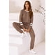 thumbnail image 3 of Conjunto Deportivo PRETTYGARDEN para Mujer con Manga Larga y Jogger XL Caqui, 3 of 6