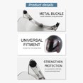 thumbnail image 4 of Open helmet sun visor motorcycle helmet bubble lens 3 button bubble windproof sun visor, 4 of 8