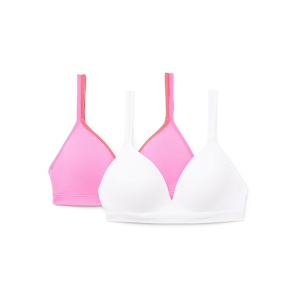 Wonder Nation Girls Seamless T-Shirt Bra, 2-Pack, Sizes 30-38