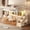 White, variant on Leumius Queen Size Metal Loft Bed with Built-in Desk & Power Outlet, LED Strip, Industrial Metal Loft Bed Frame with Pegboard & Mesh Storage Baskets, Storage Stairs with Wardrobe, White