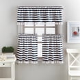 Better Homes & Gardens Stripes and Tassels Kitchen Curtains, Tailored