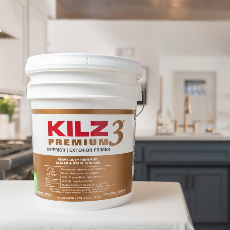 KILZ Premium High-Hide Stain Blocking Latex Primer/Sealer, White