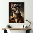 thumbnail image 2 of Designart Cat Wearing Clothing I Canvas Wall Art, 2 of 5