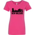 thumbnail image 3 of Inktastic New Orleans Skyline Grunge Women's T-Shirt, 3 of 5
