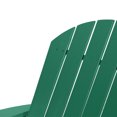 thumbnail image 3 of Carla Acacia Wood Outdoor Adirondack Chair, Dark Green, 3 of 10