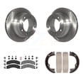 thumbnail image 1 of Transit Auto Rear Disc Rotors Semi-Metallic Pads and Parking Brake Shoes Kit for Car 2009-2012 GMC Savana 3500 Standard Passenger Van Cargo with Dual Wheels K8A-108323, 1 of 11