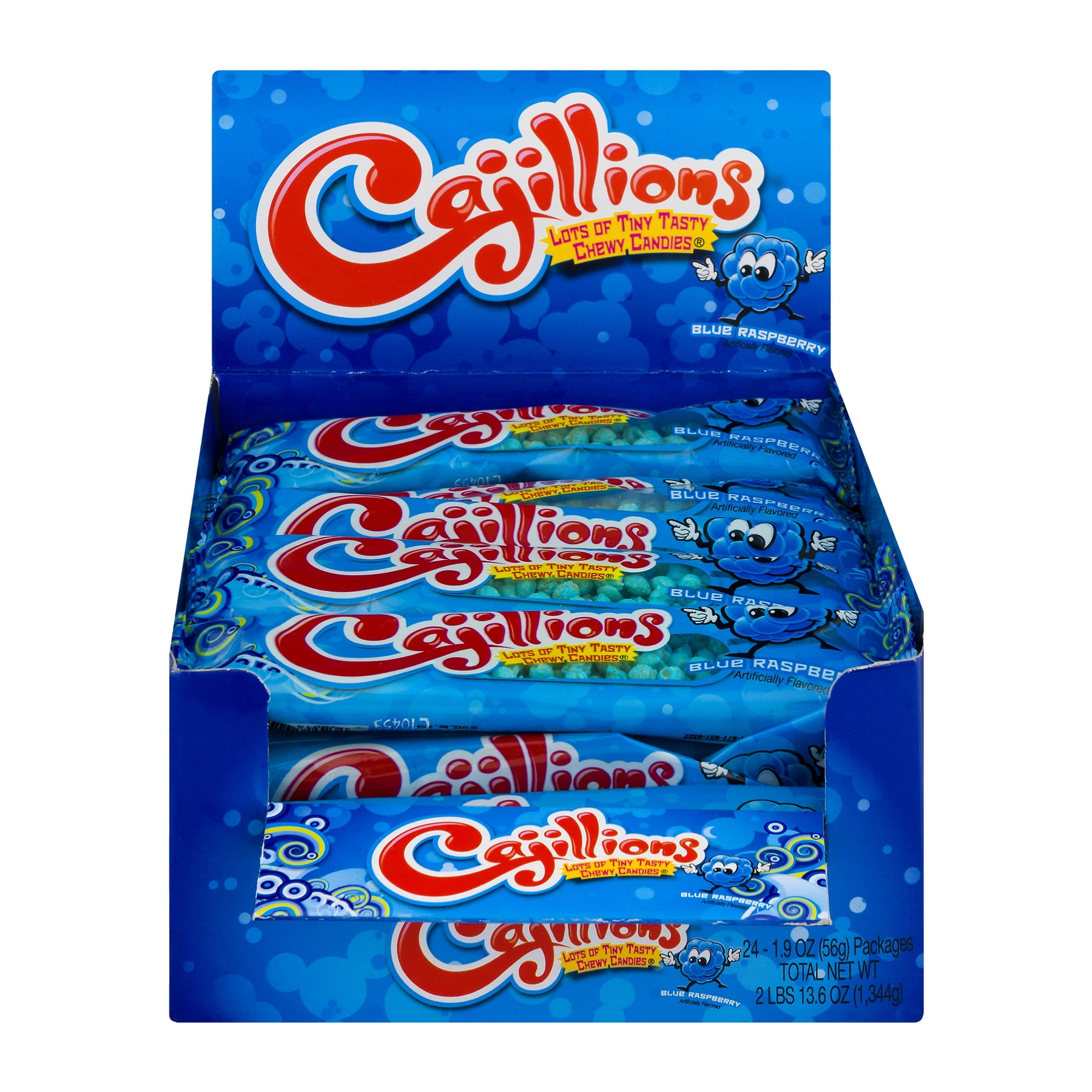 Cajillions Chewy Candies Blue Raspberry, 1.9 OZ