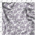 thumbnail image 3 of Soimoi Florals Printed, Polyester Fleece, Fabric by The Yard Sewing DIY Stretch Fabric 56 Inches Wide, WarmFabric for Hats, Coats, Gloves, Blankets, Lavender, 3 of 6