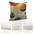thumbnail image 4 of YINGXI Decorative Throw Pillow Case Canvas Square Sofa Bed 22x22in, 4 of 5