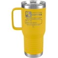 thumbnail image 1 of Prescription Coffee Rx Tumblers 20oz Travel Tumbler/Yellow, 1 of 1