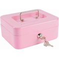 thumbnail image 1 of Cash Box with Money Tray and Lock Small Cash Box with Key Lock Box for Money x x es, 1 of 9