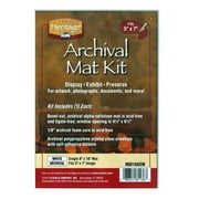 (Price/EA)Heritage H0810ASW 8" x 10" Pre-Cut Single Layer White Mat Kit