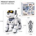 thumbnail image 4 of Perro robot de control remoto inteligente, juguete electrónico de simulación de acrobacias eléctricas por inducción táctil con programación de educación temprana para mascotas, 4 of 6