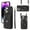 Black, variant on Wallet Case for Apple iPhone 17e 16e, Crossbody Shoulder Strap Hand Wrist Cards Holder Zipper Cash Pocket Stand Feature Shockproof Bumper Phone Case for Apple iPhone 17e 16e, Purple