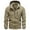 Khaki, variant on Coats for Men Mountaineering Hardshell Spring Autumn Casual Outdoor Hooded Textured Jacket Mens Winter Jacket Black XXL