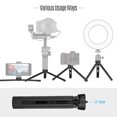 thumbnail image 3 of Desktop Metal Tripod Stand de 1/4 Pulgadas Tornillo 4 Niveles Altura Ajustable Para La Cámaina DSLR Estabilizador de Cardán Compatible Con grane 3S/Weebill S/Weebill, 3 of 7