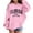 Pink, variant on Tiijoy Toddler Girl Hoodie Florida Print Hooded Pullover Sweatshirt, Sizes 3-4T