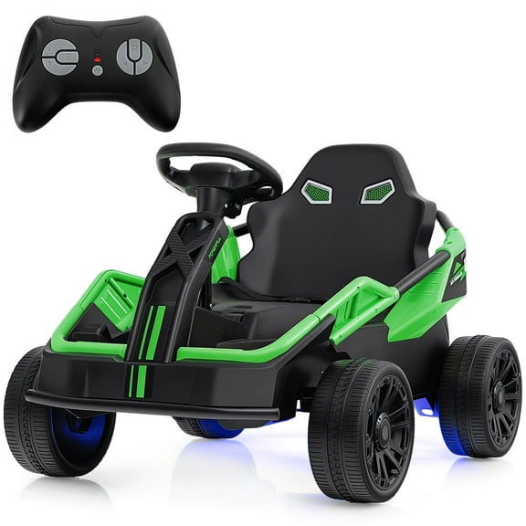 Infans Ride on Car for Big Kids 12V Battery Powered Electric UTV w/Remote Control Green