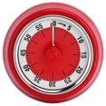 thumbnail image 4 of Temporizador mecánico de cocina con alarma de cuenta regresiva roja retro para una cocción precisa y gestión del tiempo, 4 of 8