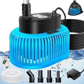 DEKOPRO Submersible Water Pump 1/3 HP, 2450 GPH, Thermoplastic