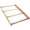 Unfinished, variant on Full-Size Conversion Kit Bed Rails for Simmons Kids Cribs by Delta (Vintage Espresso)