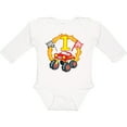 thumbnail image 3 of Inktastic Monster Truck 1st Birthday Boys or Girls Long Sleeve Baby Bodysuit, 3 of 5
