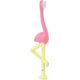 thumbnail image 1 of Baby Toothbrush, Flamingo, Pink/Yellow，Cepillo de entrenamiento de dientes de leche para bebés ShuxiuWang 1327537093718, 1 of 4