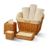 Neu Home 4-Piece Willow Bath Set, Honey
