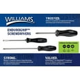 thumbnail image 6 of Williams SDR-24 Round Screwdriver with Premium Comfort Grip Handles and Blades, 4-Inch, 6 of 6