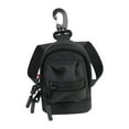 thumbnail image 4 of Mochila de moda portátil, bolsa de pecho, bolsa de almacenamiento informal con correa larga, colgante de monedero, organizador para acampar al aire Negro shamjiam Mini billetera, 4 of 9