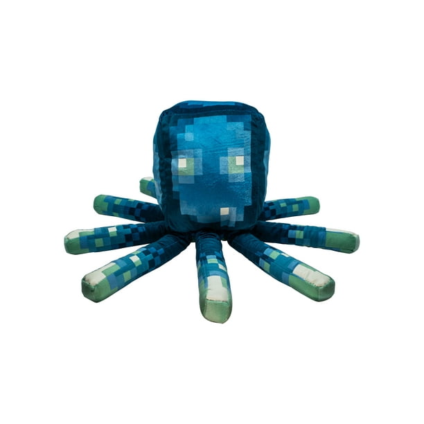 Minecraft Squid Glow In The Dark Blue Pillow Buddy 1 Piece Walmart Com Walmart Com