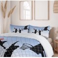 thumbnail image 2 of Ensemble de Housse de Couette Lunarable Sports, Thème Basketball dans la Rue 2 Joueurs sur, 2 of 6