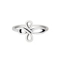 thumbnail image 1 of Sterling Bague d'Orteil Croisée à Boucle en Argent, 1 of 1