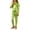 Green, variant on Otqutp Girls Mock Neck Zipper Jumpsuit Shiny Metallic Long Sleeve One Piece Bodysuit Fall Halloween Holiday Party Dress Up Clothing