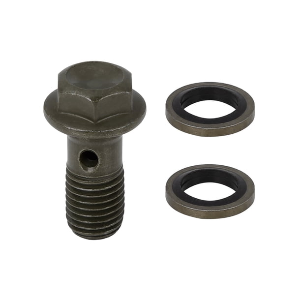 M10x1.25mm Banjo Perno Línea Combustible Adaptador Set para Motocicleta
