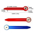 Red Adjustable Drawing Compass Portable Drawing Compass