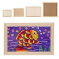 thumbnail image 3 of veasfak Rustic Wooden Picture Frame Natural Wood Photo Frame - Made for Wall Hanging and 18x14cm, 3 of 9