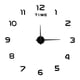 thumbnail image 5 of Reloj de pared creativo, luminoso y silencioso, de gran tamaño, sencillo, para dormitorio, reloj adhesivo decorativo digital de acrílico para pared, 5 of 5