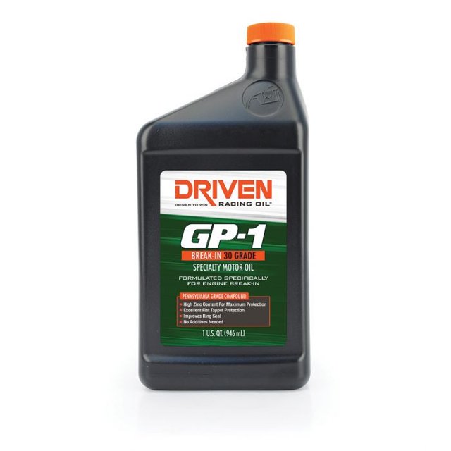 Driven Racing Oil Joe Gibbs Break-In Oil 19336 GP1 Series; 1 Quart Bottle; Single
