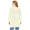 thumbnail image 2 of Woman Within Plus Size Cotton Cable Knit Cardigan Sweater, 2 of 6