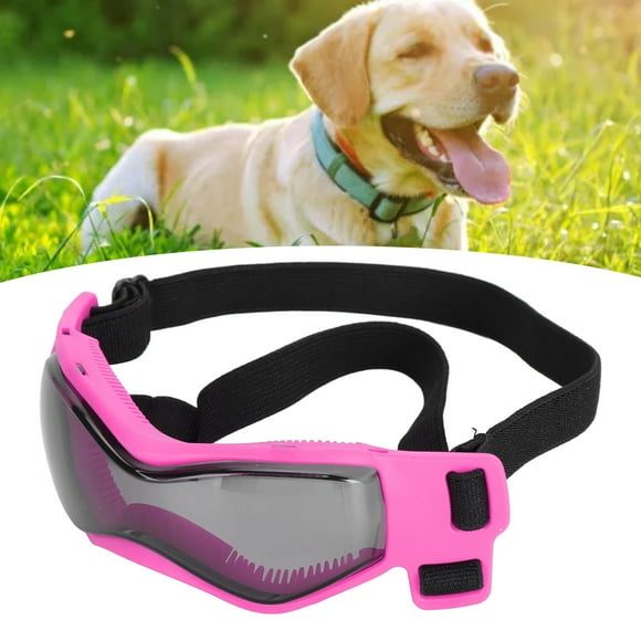 Dog Sunglasses, Doggy Glasses Soft Frame Windproof Dog Goggles with Adjustable Straps for Dogs Outdoor Riding Driving Cycling Motorcycle